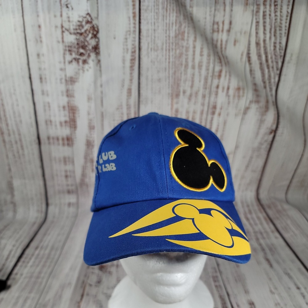 Disney Cruise Line Hat Cap Oceaneer Club Lab Blue and Yellow Youth Adjustable